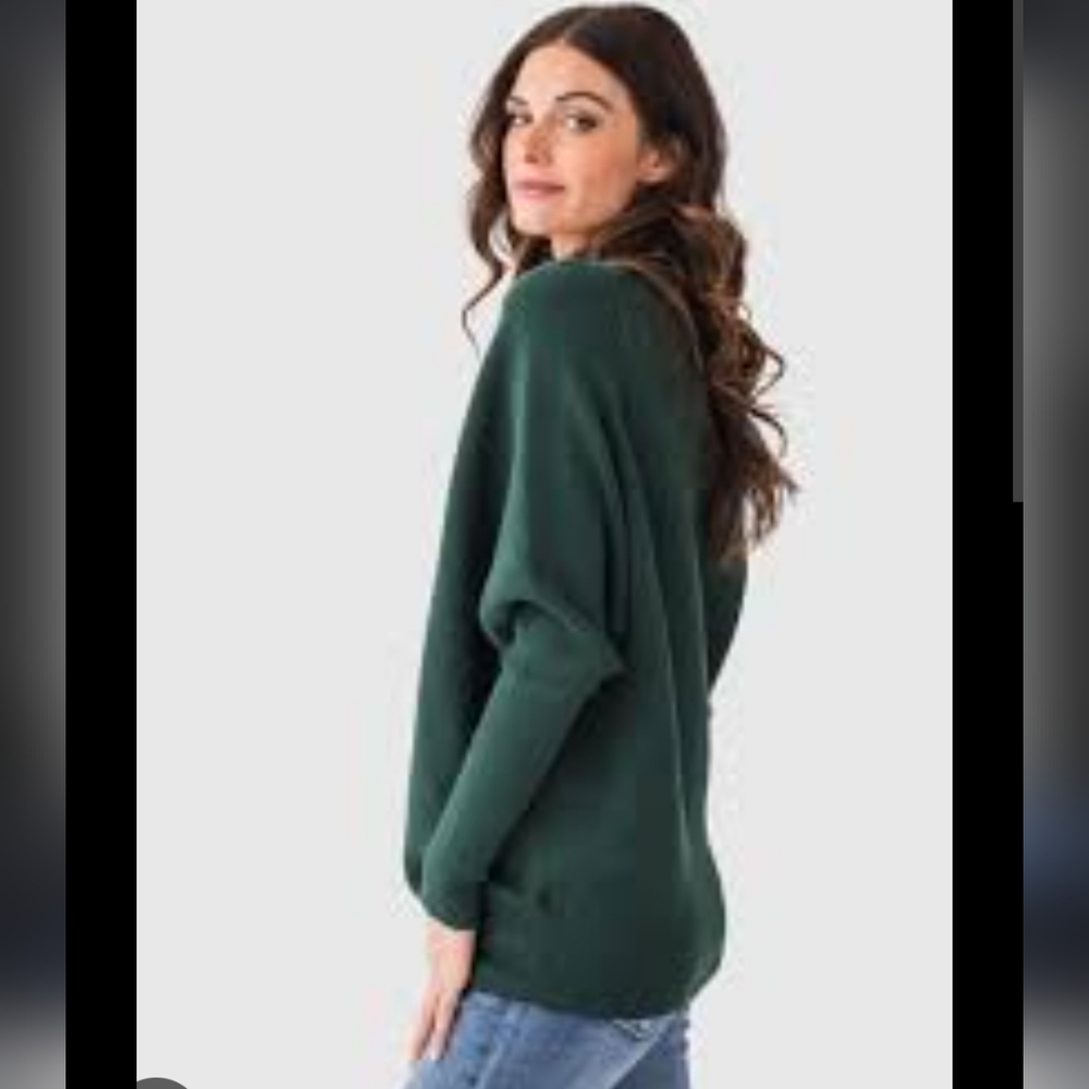 🥊Chic Forest Green Turtleneck Sweater - Picture 3 of 3